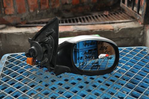 Peugeot - 206 - CC - Cabrio - (2003 - 2007) - Lusterka /  Prawe elektryczne