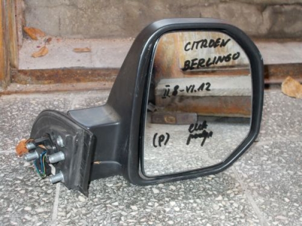 Peugeot - Partner - Osob./Tow.- (2008 - 2012) - Lusterka /  Prawe elektryczne