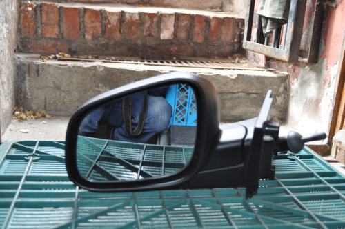 Chevrolet - Spark - (2010-) - Lusterka / Lewe ręczne wewnętrznie regulowane