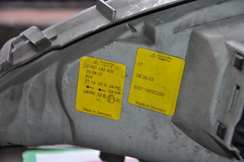 Mercedes-Benz - A-Klasa - W168 - 5 drzwi - (2001- 2004) - Oświetlenie / Lampa przednia prawa