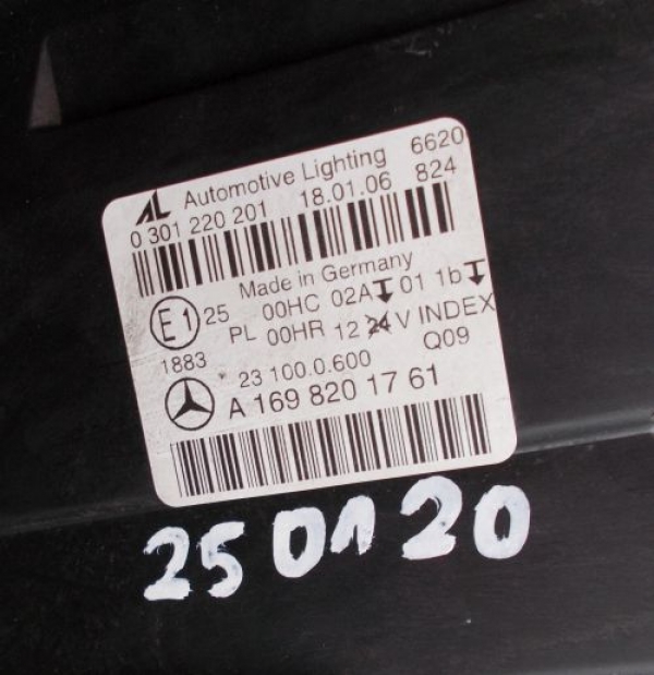 Mercedes-Benz - B-Klasa - W245 - (2005 - 2008) - Oświetlenie / Lampa przednia lewa