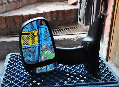 Ford - Transit - Osob./Tow.- (1995 - 2000) - Lusterka / Lewe ręczne zewnętrznie regulowane