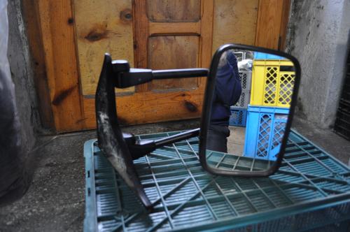 Volkswagen - T 4 - Caravelle/Multivan - (1997 - 2003) - Lusterka / Prawe ręczne zewnętrznie regulowane