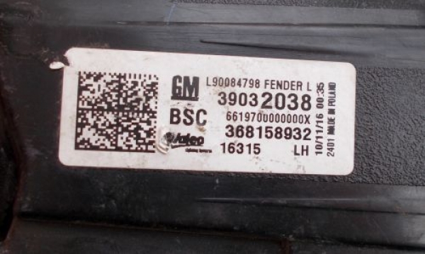 Opel - Astra - K - Kombi - (2015-) - Oświetlenie / Lampa tylna lewa