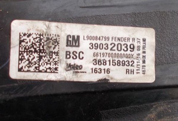 Opel - Astra - K - Kombi - (2015-) - Oświetlenie / Lampa tylna  prawa