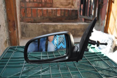 Chevrolet - Aveo - 4 drzwi - (2006 - 2011) - Lusterka / Lewe ręczne wewnętrznie regulowane