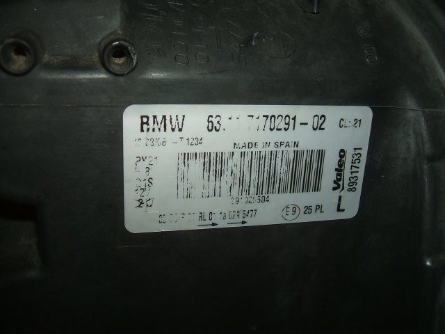 BMW - Seria 1 - E87 - 5 drzwi - (2004 - 2007) - Oświetlenie / Lampa przednia  lewa Bixenon