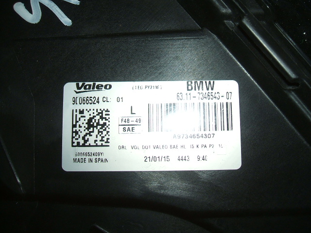 BMW - X1 - (2015-) - Oświetlenie / Lampa przednia lewa