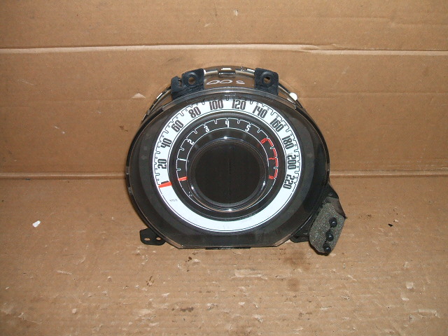 Fiat - 500 - (2007 - 2015) - Wnętrze / Zestaw liczników