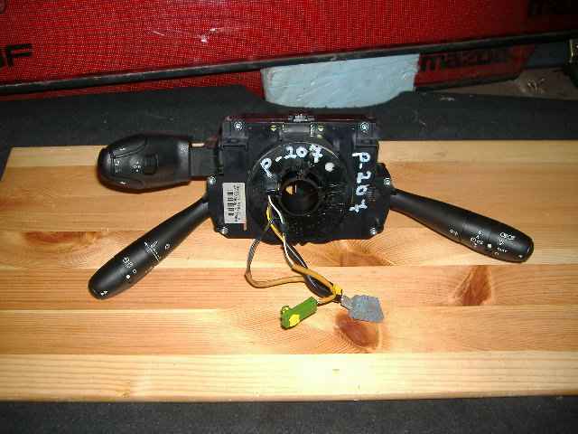 Peugeot - 207 - Kombi - (2007 - 2009) - Wnętrze / Włącznik wycieraczek