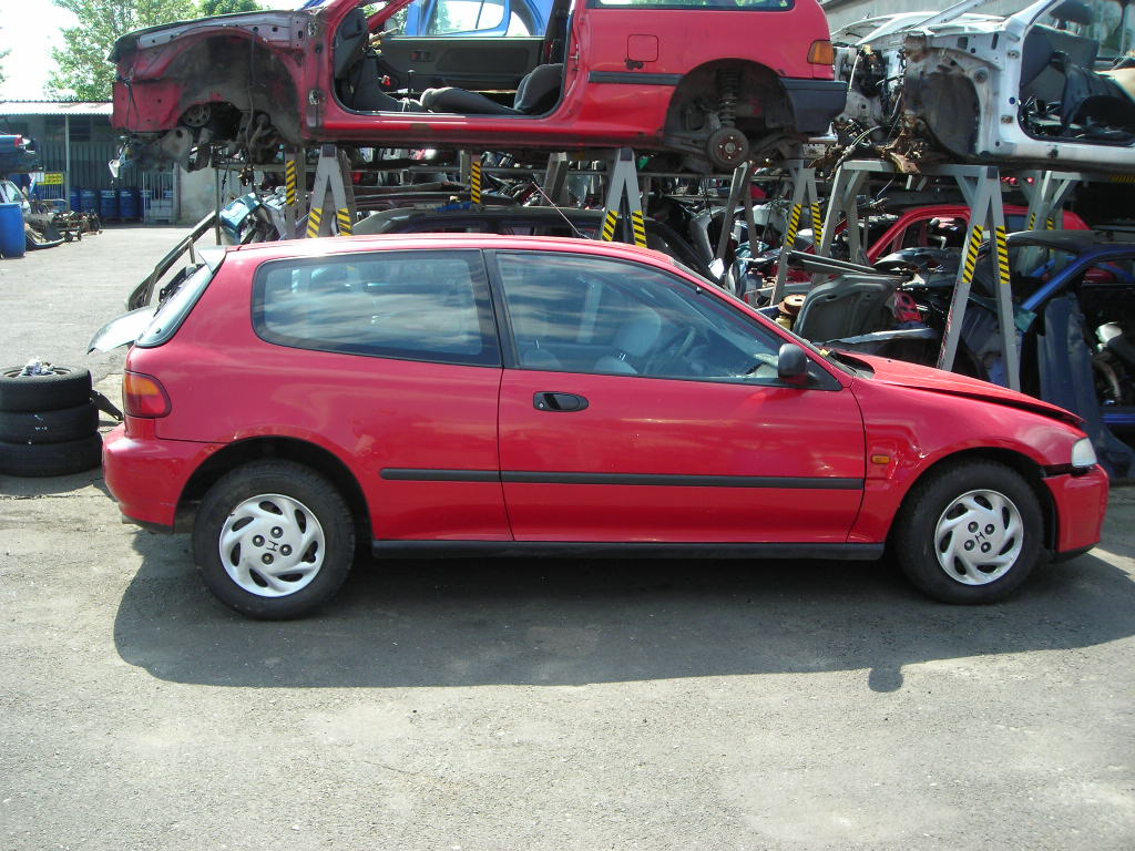 Honda Civic 3 drzwi (1991 1995) Układ wydechowy