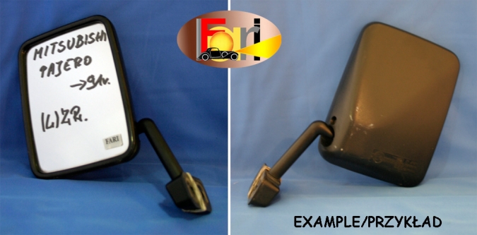 Mitsubishi - L - 300 - Towarowy - (1980 - 1994) - Lusterka / Lewe ręczne zewnętrznie regulowane