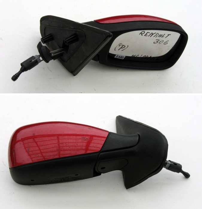 Peugeot - 306 - 4 drzwi - (1994 - 1997) - Lusterka / Prawe ręczne wewnętrznie regulowane