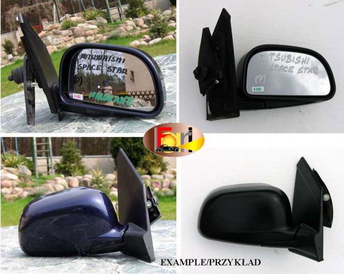 Mitsubishi - Space Star - (2002 - 2006) - Lusterka / Prawe ręczne wewnętrznie regulowane