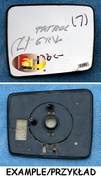 Nissan - Patrol GR - 5 drzwi - (1988 - 1997) - Lusterka / Wkład lewego ręcznego