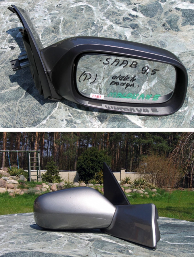 Saab - 9-5 - (1997 - 2001) - Lusterka /  Prawe elektryczne