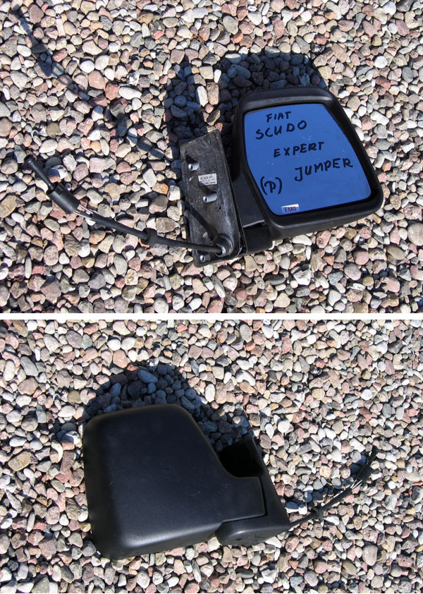 Fiat - Scudo - Osob./Tow.- (2004 - 2007) - Lusterka / Prawe ręczne wewnętrznie regulowane