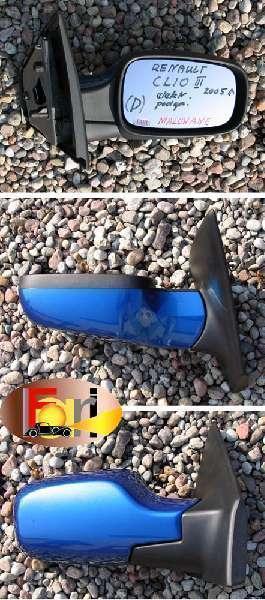 Renault - Clio - 5 drzwi - (2005 - 2009) - Lusterka /  Prawe elektryczne