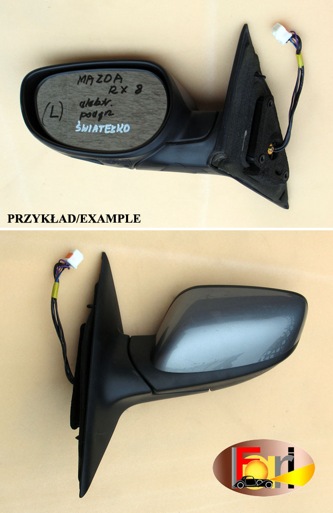 Mazda - RX 8 - (2003 - 2010) - Lusterka /  Lewe elektryczne