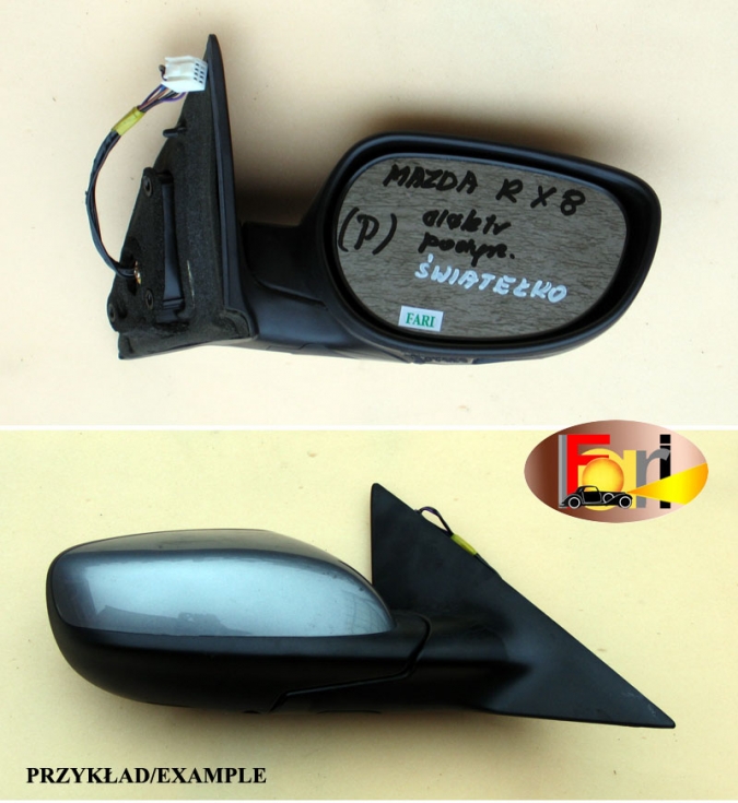 Mazda - RX 8 - (2003 - 2010) - Lusterka /  Prawe elektryczne