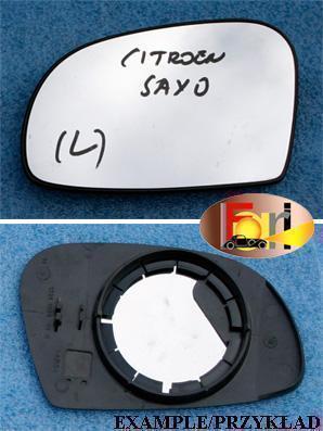 Citroen  - Saxo - 3 drzwi - (1996 - 1999) - Lusterka / Wkład lewego ręcznego