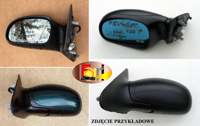 Peugeot - 406 - (1999 - 2004) - Lusterka /  Lewe elektryczne