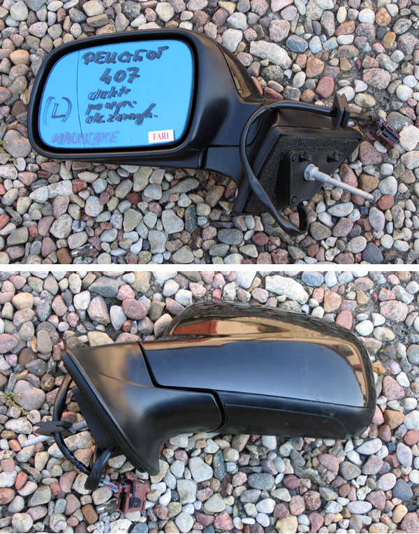 Peugeot - 407 - 4 drzwi - (2004 - 2008) - Lusterka /  Lewe elektryczne