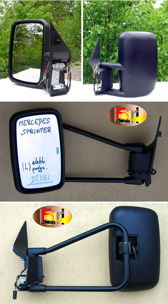 Mercedes-Benz - Sprinter - 308-316 - Osob./Tow.- (1999 - 2003) - Lusterka /  Lewe elektryczne