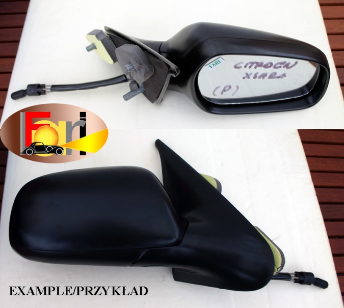 Citroen  - Xsara - 3 drzwi - (1997 - 2000) - Lusterka / Prawe ręczne wewnętrznie regulowane