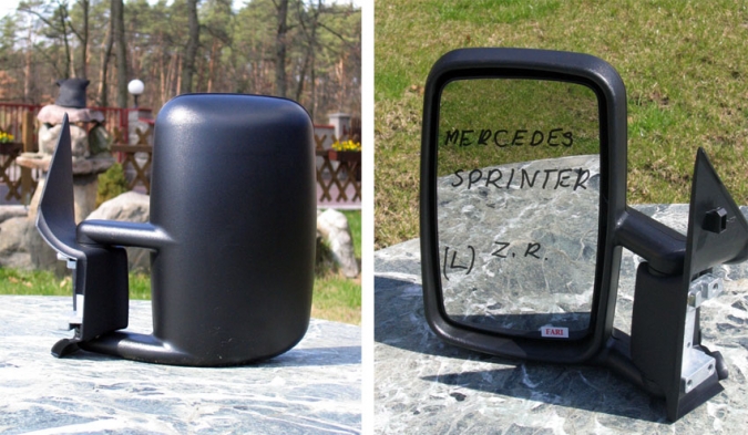 Mercedes-Benz - Sprinter - 408-416 - Osob./Tow.- (1999 - 2003) - Lusterka / Lewe ręczne zewnętrznie regulowane