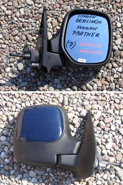 Peugeot - Partner - Osob./Tow.- (2002 - 2008) - Lusterka / Prawe ręczne wewnętrznie regulowane