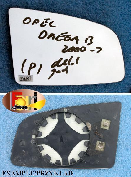 Opel - Omega - B - (1999 - 2003) - Lusterka / Wkład prawego elektrycznego