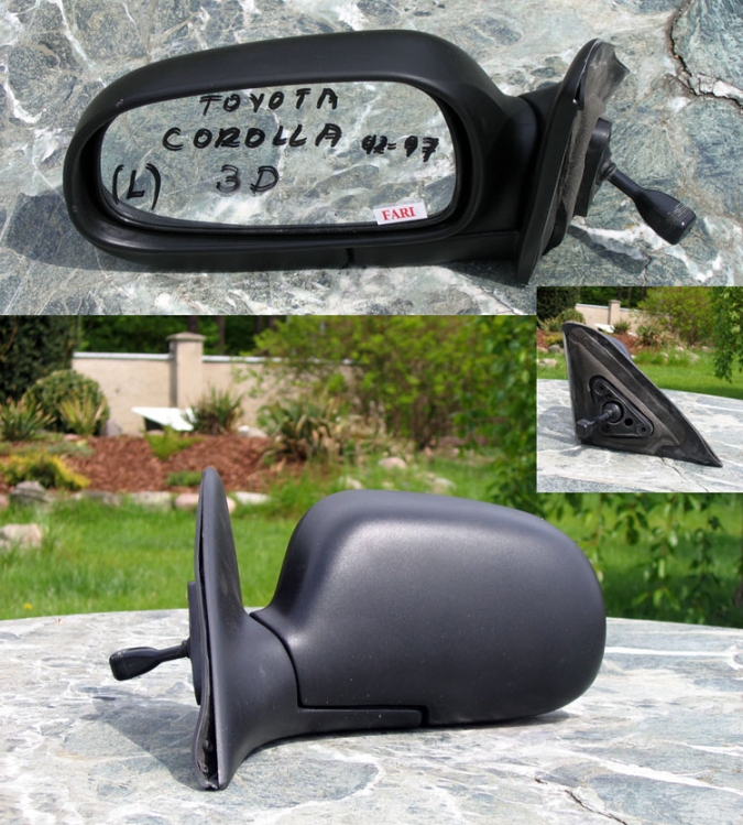 Toyota - Corolla - 3 drzwi - (1992 - 1997) - Lusterka / Lewe ręczne wewnętrznie regulowane