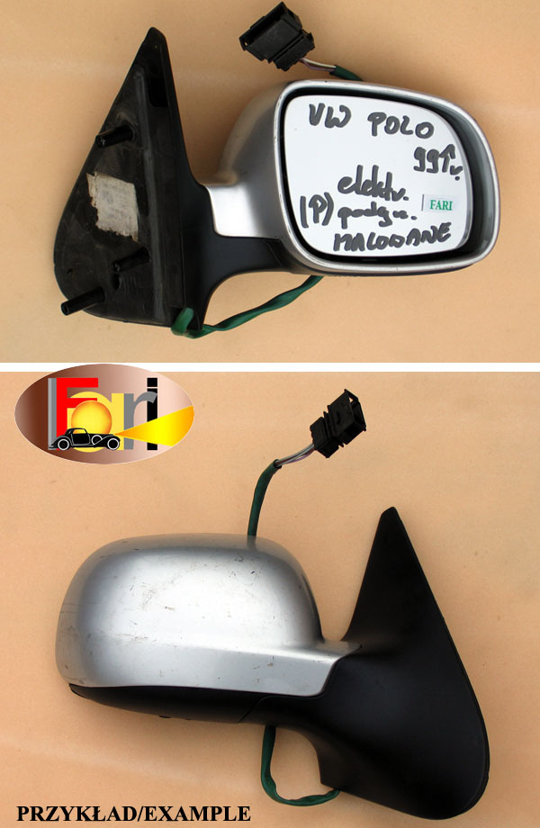 Volkswagen - Polo - 5 drzwi - (1999 - 2001) - Lusterka /  Prawe elektryczne