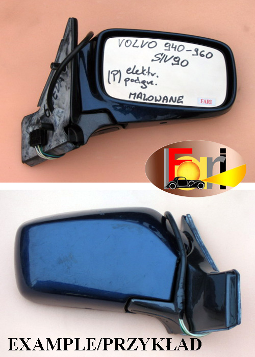 Volvo - S 90 - (1997 - 1998) - Lusterka /  Prawe elektryczne