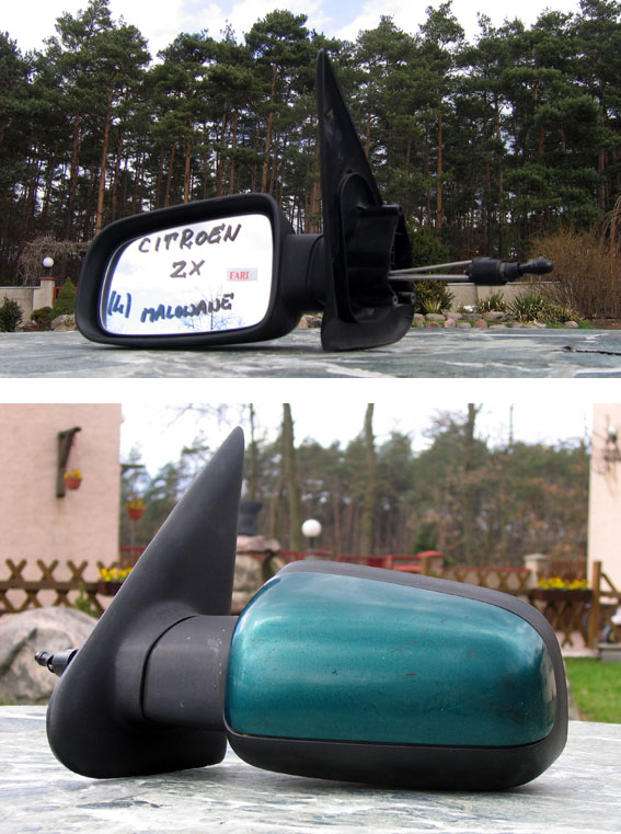 Citroen  - ZX - 5 drzwi - (1991 - 1997) - Lusterka / Lewe ręczne wewnętrznie regulowane