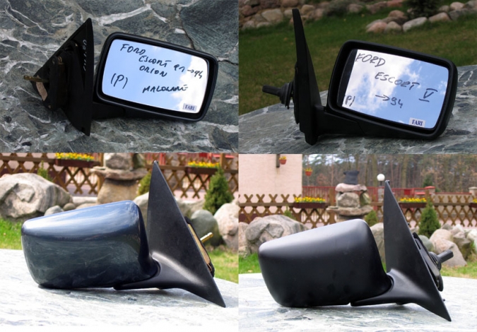 Ford - Escort - Dostawczy - (1990 - 1994) - Lusterka / Prawe ręczne wewnętrznie regulowane