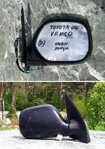 Toyota - Yaris Verso - (2003 - 2005) - Lusterka /  Prawe elektryczne