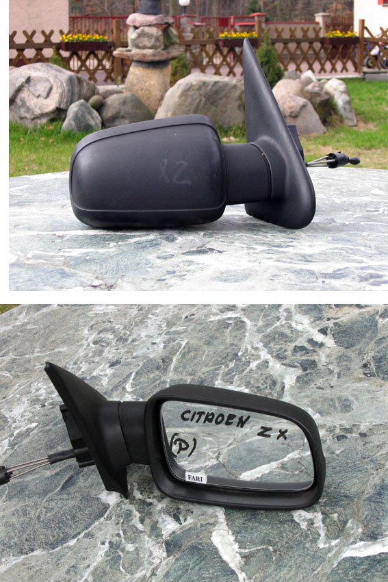 Citroen  - ZX - Kombi - (1993 - 1997) - Lusterka / Prawe ręczne wewnętrznie regulowane