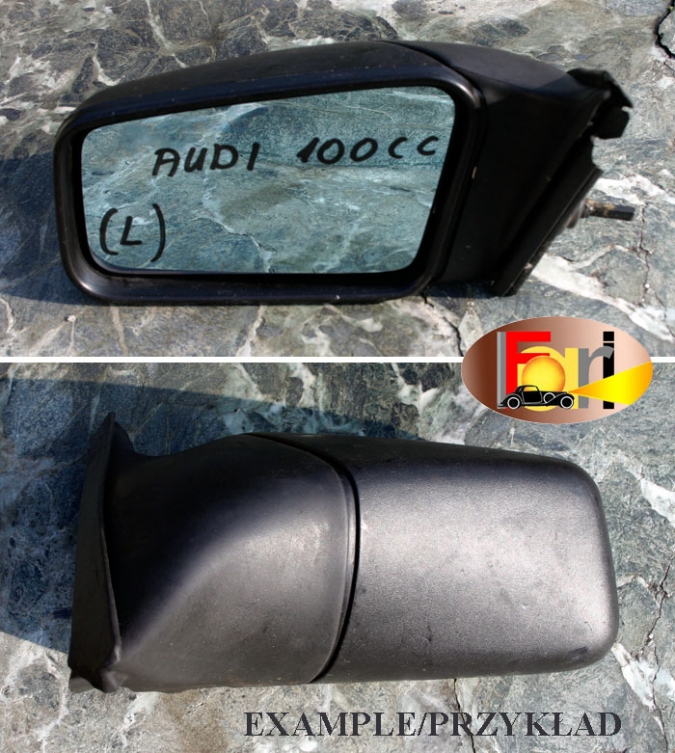 Audi - 100 - (1982 - 1990) - Lusterka / Lewe ręczne wewnętrznie regulowane