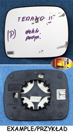 Nissan - Terrano II - 5 drzwi - (1999 - 2002) - Lusterka / Wkład prawego elektrycznego