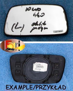 Volvo - 440 K - (1993 - 1996) - Lusterka / Wkład lewego elektrycznego