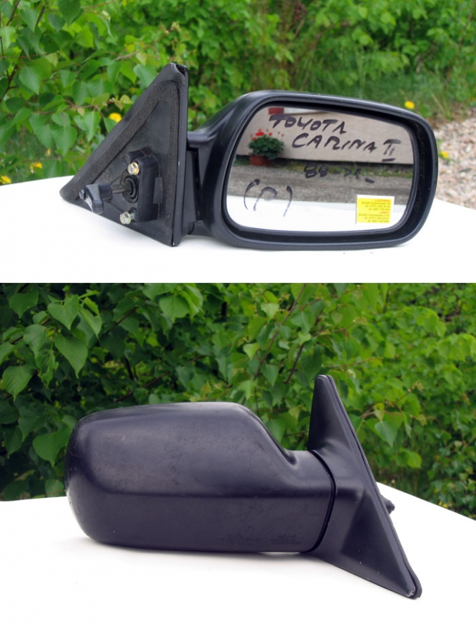 Toyota - Carina II - 5 drzwi - (1987 - 1993) - Lusterka / Prawe ręczne wewnętrznie regulowane