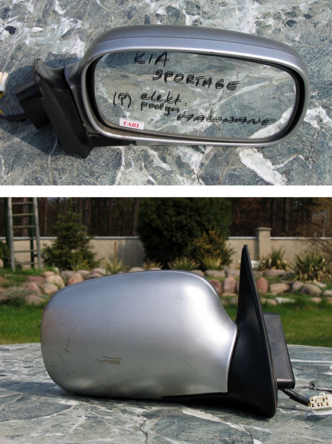 Kia - Sportage - (2005 - 2008) - Lusterka /  Prawe elektryczne