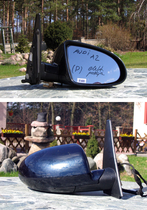 Audi - A2 - (2000 - 2006) - Lusterka /  Prawe elektryczne