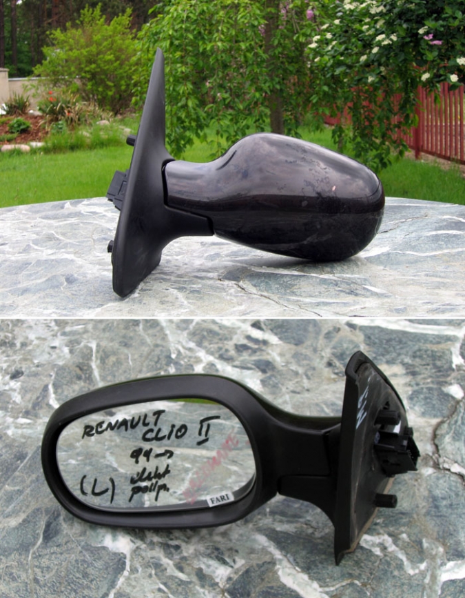 Renault - Clio - 3 drzwi - (2001 - 2005) - Lusterka /  Lewe elektryczne