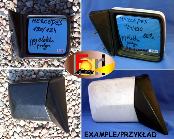 Mercedes-Benz - 124 - W124 - (1984 -1993) - Lusterka /  Prawe elektryczne