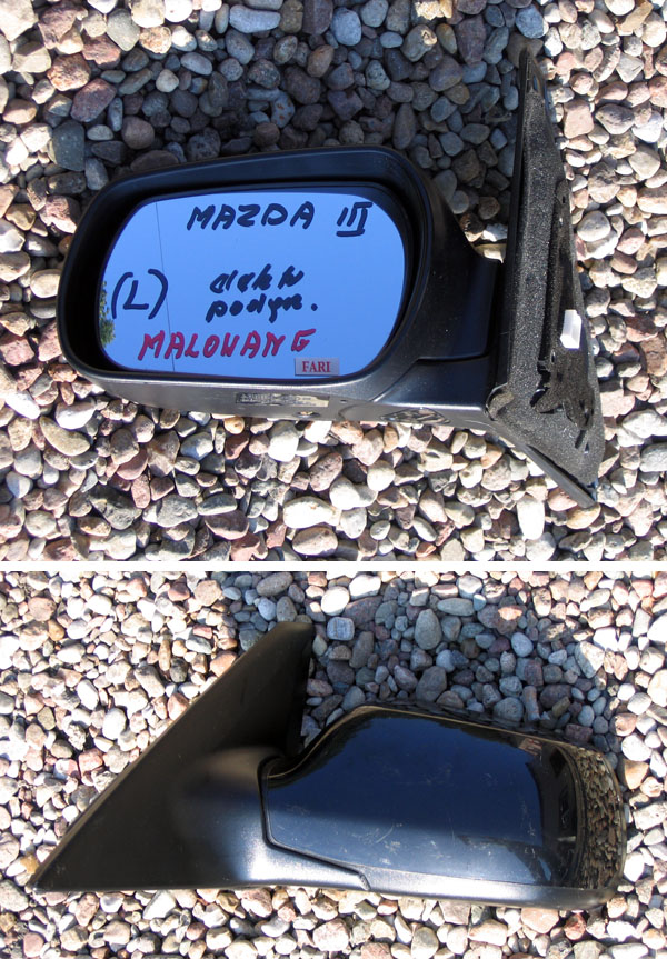 Mazda - 3 - 5 drzwi - (2003 - 2006) - Lusterka /  Lewe elektryczne