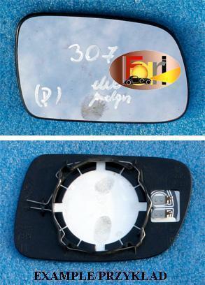 Peugeot - 307 - 3 drzwi - (2005 - 2008) - Lusterka / Wkład prawego elektrycznego