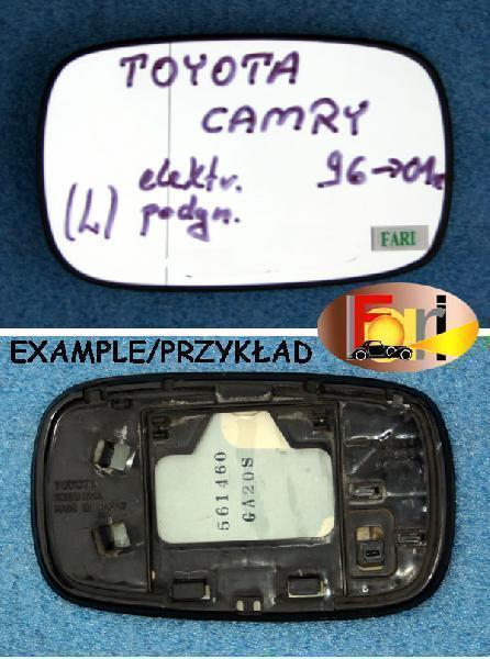 Toyota - Camry - (1996 - 2001) - Lusterka / Wkład lewego elektrycznego